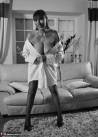 Barby Slut. White Shirt Black Stockings Free Pic 6