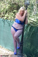 Melody. Electric Blue Body Stocking Free Pic 6