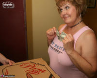 Busty Bliss. Swingers Hotel Pt 2 - Pizza Boy Delivers Free Pic 1