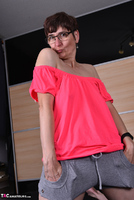 Hot Milf. Neon Red Blouse Pt1 Free Pic 19