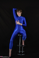 Hot Milf. Blue Catsuit Pt1 Free Pic 6