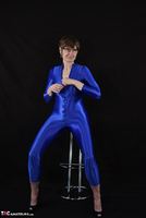 Hot Milf. Blue Catsuit Pt1 Free Pic 9