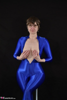 Hot Milf. Blue Catsuit Pt1 Free Pic 14