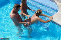 Sweet Susi. Swimming Pool Threesome Free Pic 2