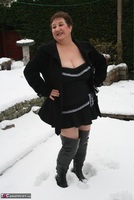 Kinky Carol. Thigh Boot Fun In The Snow Pt1 Free Pic 5