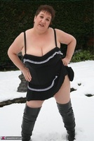 Kinky Carol. Thigh Boot Fun In The Snow Pt1 Free Pic 11