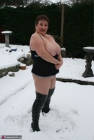 Kinky Carol. Thigh Boot Fun In The Snow Pt2 Free Pic 3
