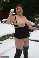 Kinky Carol. Thigh Boot Fun In The Snow Pt2 Free Pic 5