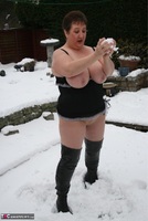 Kinky Carol. Thigh Boot Fun In The Snow Pt2 Free Pic 6