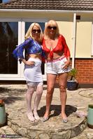 Phillipas Ladies. Dimonty & Emerald Play In The Garden Free Pic 1