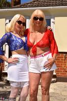 Phillipas Ladies. Dimonty & Emerald Play In The Garden Free Pic 2
