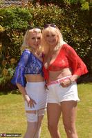 Phillipas Ladies. Dimonty & Emerald Play In The Garden Free Pic 9