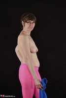 Hot Milf. Neon Pink Pantyhose Pt2 Free Pic 5