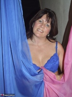 Cassandra UK. Peeling off my sexy blue undies Free Pic 1