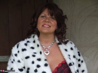 Cassandra UK. Dalmation Dressing Gown Surprise Free Pic 3