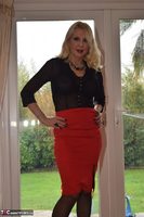 Emerald. Red Skirt & Black Blouse Pt1 Free Pic 5