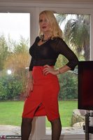 Emerald. Red Skirt & Black Blouse Pt1 Free Pic 6