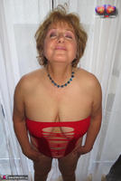 Busty Bliss. Red Raging Busty Granny Free Pic 2
