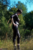 Hot Milf. Outside In My Wetlook Catsuit Pt2 Free Pic 15