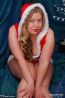 Luscious Models. Curvy Meile As Mrs Santa Stripping Free Pic 10
