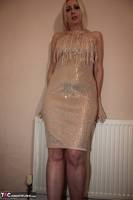 Tracey Lain. Gold Sequin Dress Pt1 Free Pic 5