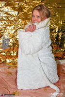 Luscious Models. Curvy Meile White Coat & Boots Pt1 Free Pic 3