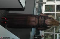 Kyras Nylons. My Black Tranparent Dress Free Pic 1