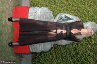 Kyras Nylons. My Black Tranparent Dress Free Pic 11
