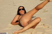 Roxeanne. More Spreading on the beach Free Pic 2