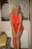 Dimonty. Red Dress Strip Free Pic 7