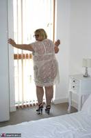 Lexie Cummings. Lexie's White Transparent Dress Pt1 Free Pic 1