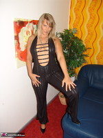 Sweet Susi. My Black Trouser Suit Free Pic 3