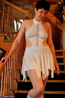 Hot Milf. Strip On The Stairs Free Pic 1