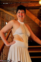 Hot Milf. Strip On The Stairs Free Pic 3