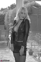 Emerald. Leather In Black & White Free Pic 7