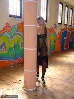 Sweet Susi. Graffiti Lady In Black Free Pic 6