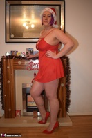 Sara Banks. Sara's Seasonal Red Nightie Free Pic 1