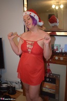 Sara Banks. Sara's Seasonal Red Nightie Free Pic 3