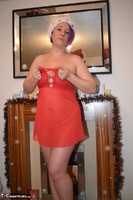 Sara Banks. Sara's Seasonal Red Nightie Free Pic 11