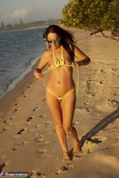 Roxeanne. Crotchless Yellow Sling Bikini Last Part Free Pic 15