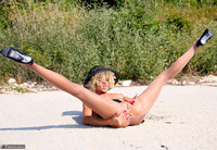 Eva Diangelo. Pantyhose on the promenade pt2 Free Pic 20