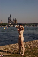 Hot Milf. Flashing In Front Of Cologne Cathedral  Free Pic 2