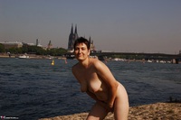 Hot Milf. Flashing In Front Of Cologne Cathedral  Free Pic 12