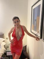 Sexy Alina XXX. Red PVC Free Pic 1