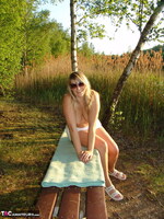 Sweet Susi. Hot Flashing In The Forest Free Pic 2