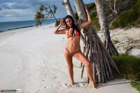 Roxeanne. Skimpy Orange Bikini Free Pic 7