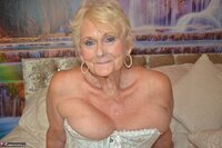 Sparkle. Sexy Granny Sparkle peeling off her white underwear Free Pic 15