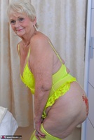 Sparkle. Tattoed Granny Sparkle in Yellow Free Pic 18