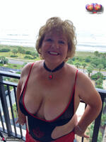 Busty Bliss. Busty Granny Big Boobs Seaside Free Pic 2