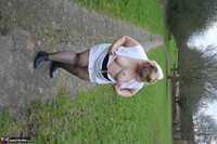 Lexie Cummings. Nurse Lexie Flashes In The Park Free Pic 10